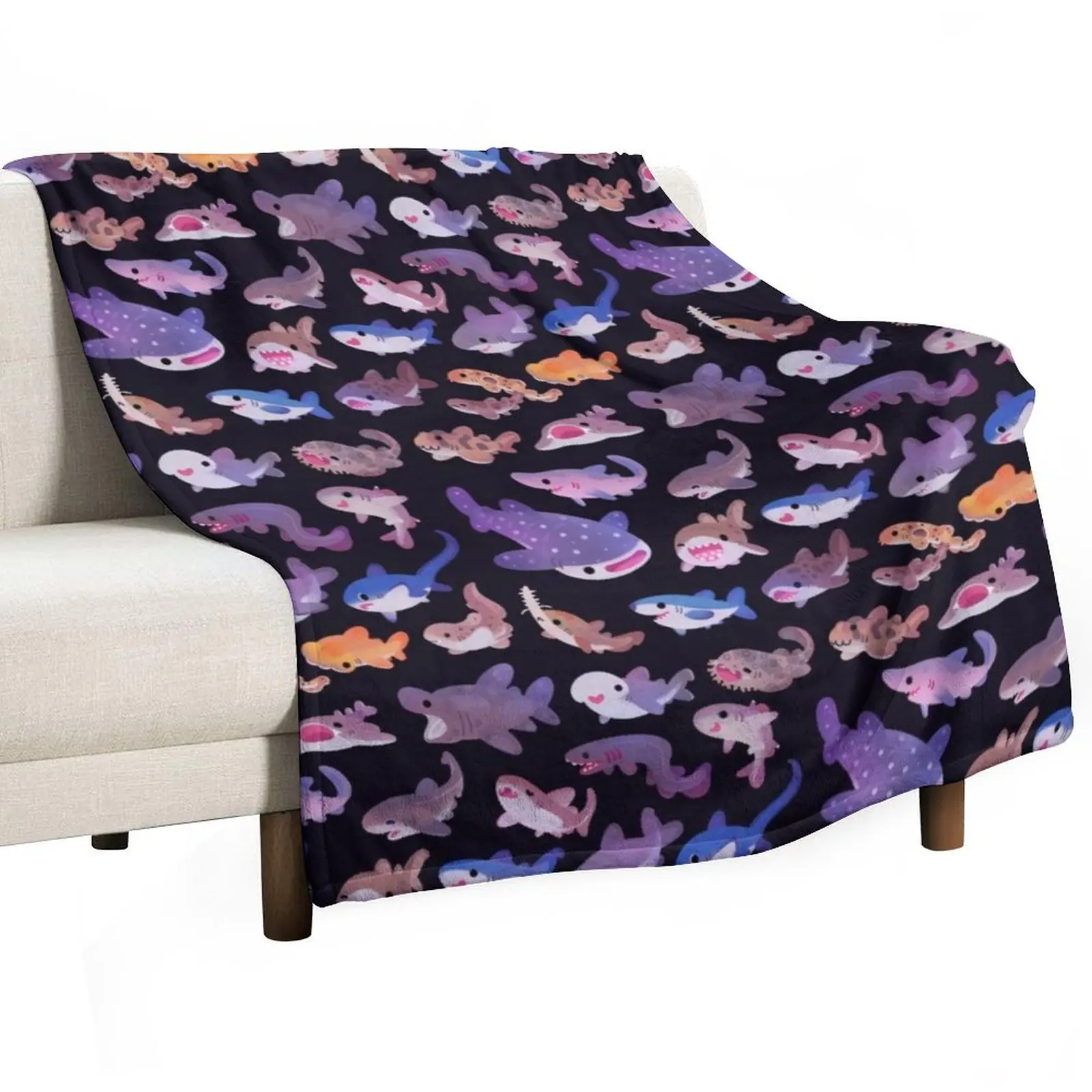 Shark day Throw Blanket wednesday Personalized Gift Comforter Soft Beds For Decorative Sofa sofa bed Blankets