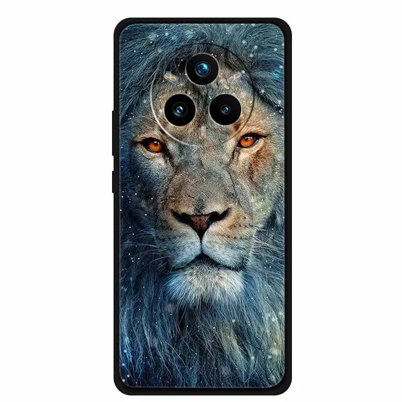 For Realme 14 Pro plus Phone Case Animals Back Cover TPU Soft Silicone Protective Funda Capa for OPPO Realme14pro Pro + 14PRO+