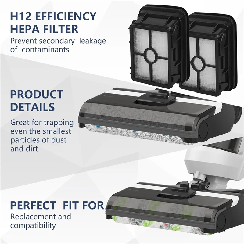 YCOC-أجزاء لبيسيل كروس ويف اللاسلكي ماكس 2554 2590 2593 2596 سلسلة فرشاة مكنسة كهربائية لفة + لفة فرشاة الحيوانات الأليفة + مرشحات