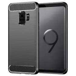 Mobile Shell For Samsung S9 Plus galaxy s9+ s8+ S8 Plus Shockproof Cabon Fiber Case for Galaxy S9 s8 lite Anti-fall Soft Cover