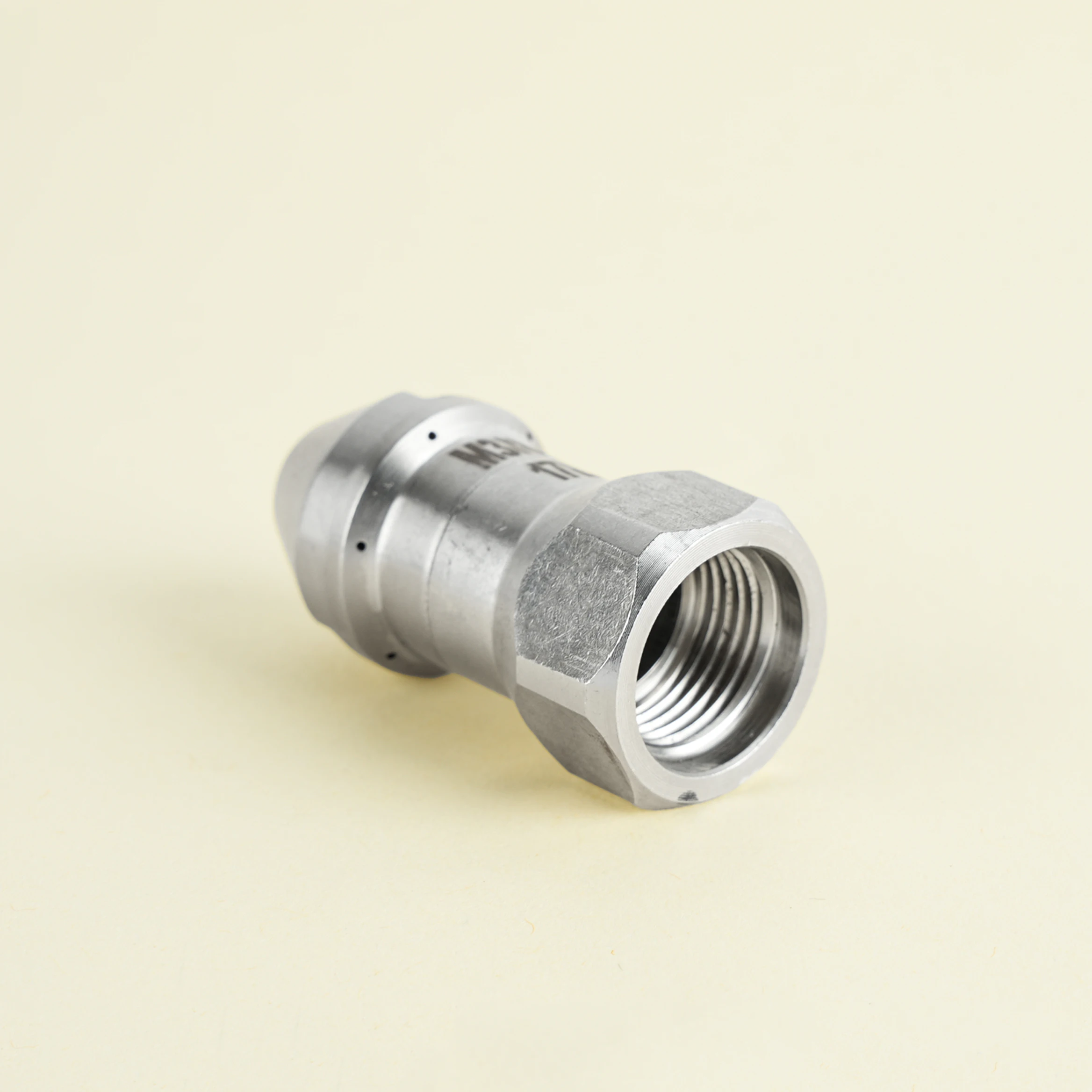 17L/min Stainless Steel Sewer Jetter Nozzle High Pressure Pipe Unclogging Water Sprinkler Washer Cleaner Nozzle for Nozzle Car