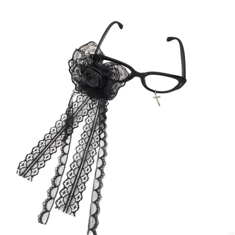 

2025 New Crucifix Eyeglasses,Subcultures Crosses Glasses Frame Novelty Funny Eyewear