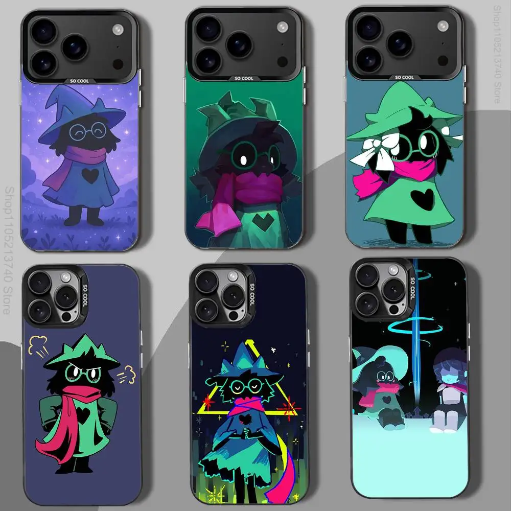 

R-RalseiS DeltaruneS Game Phone Case For iPhone 15,17,12,14,13,16,11,Mini,Max,Air,Plus,Pro,E Protect Cover black