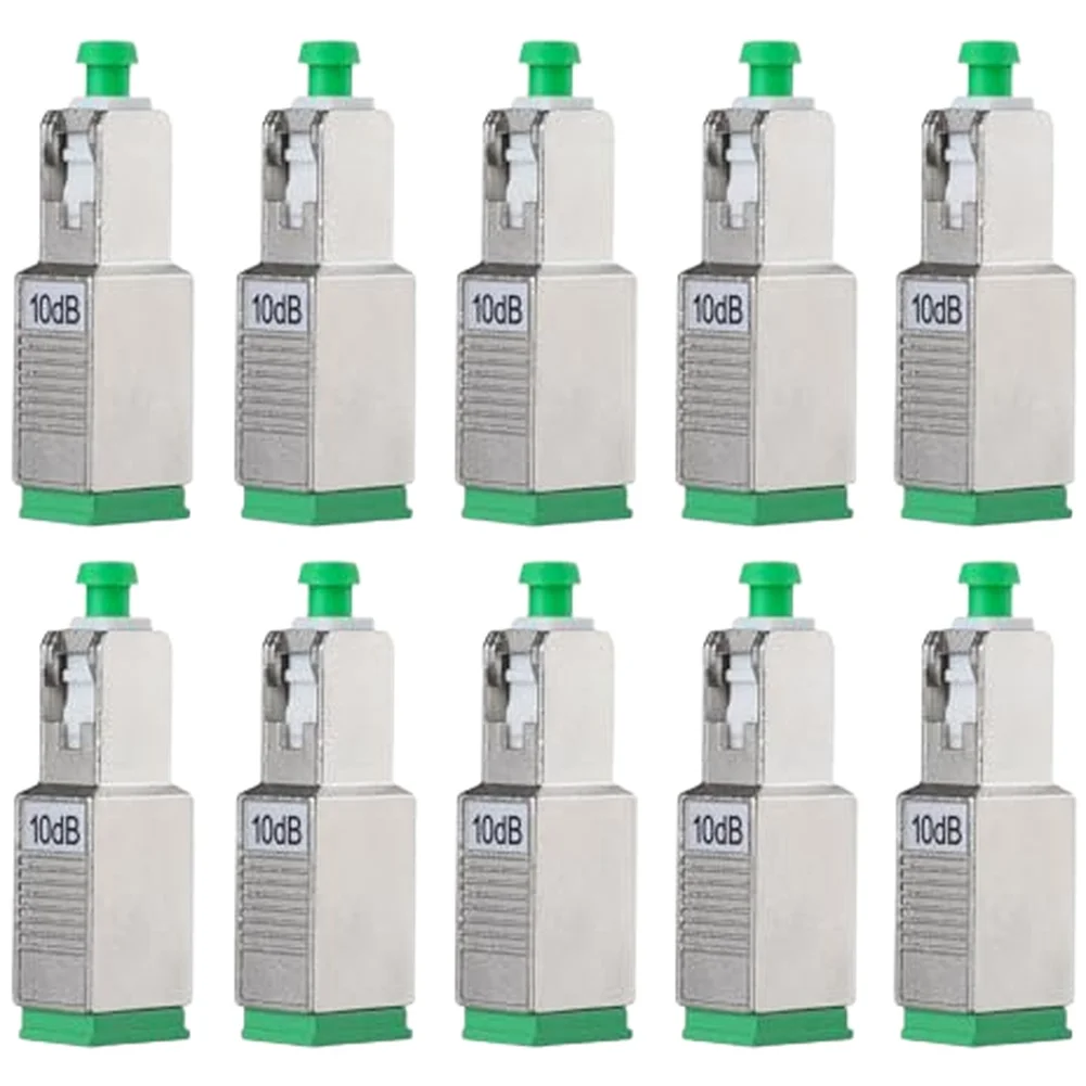 المخففات الألياف البصرية SC/APC 10dB 10 قطعة للتحكم في الطاقة الضوئية في للبث وتطبيقات التلفزيون #1