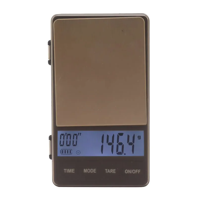 Digital Pocket Coffee Scale Piece Counting Electronic Coffee Scale 1000g 0.1g Sensitive Weight Reading Hold with Timer for Cafe