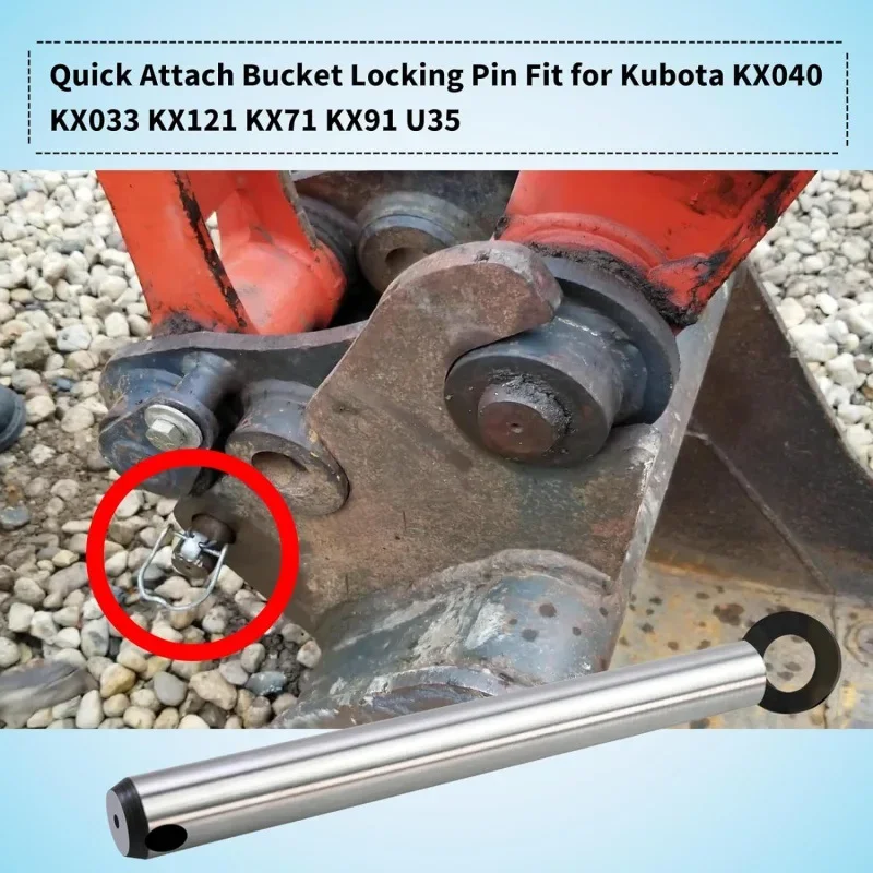 Pin Pengunci Bucket Quick Attach K7870 Cocok untuk Kubota KX040
