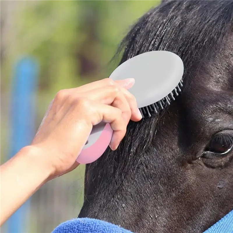 ABRS-2X Mane Pulling Comb For Horses Professional Mane And Tail Brush With Humanized Handle Horse Grooming Brushes Mane Brush