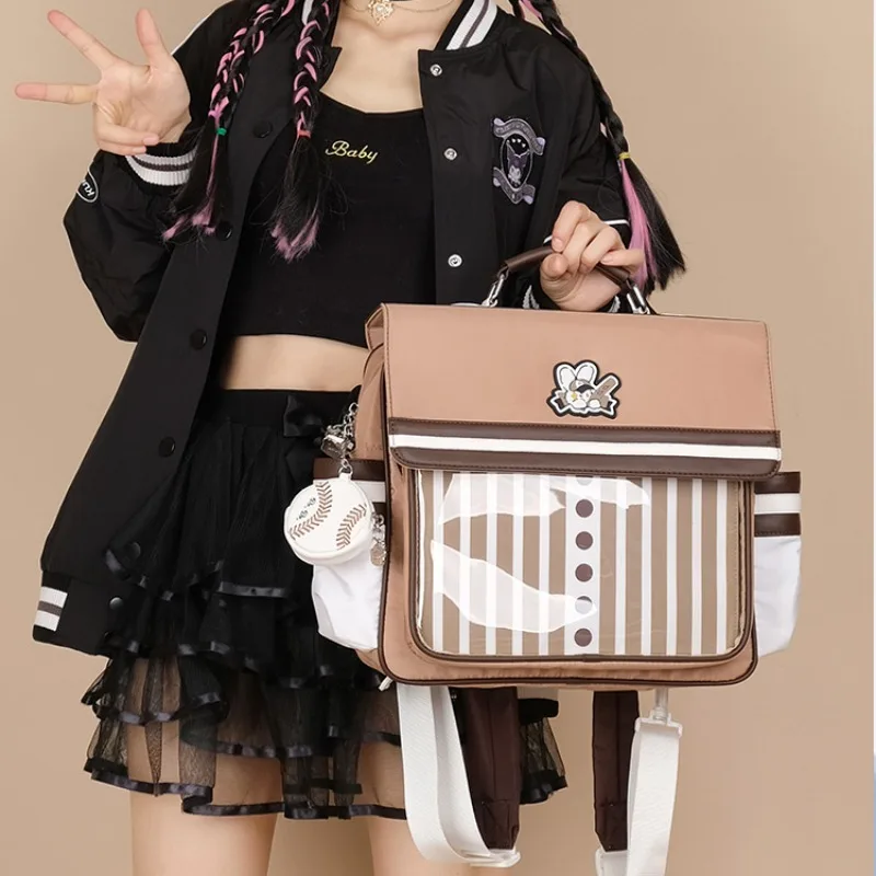 Ita zaini Sweet Lolita Girls School Bag New 3way JK Uniform borse a tracolla per adolescenti Display per tutte le partite popolare Bolsa fuchesi