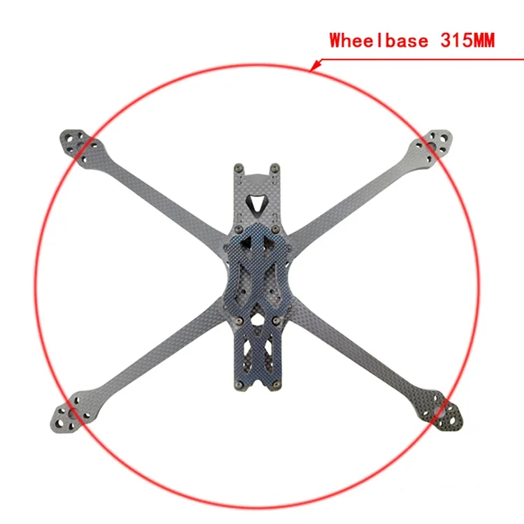 7inch 295mm Carbon Fiber Quadcopter Frame 5.5mm Arm Kit For  builds ImpulseRC APEX FPV Freestyle RC Racing