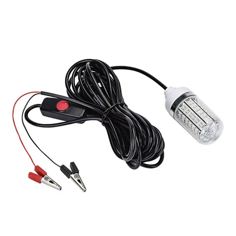 Imagem -05 - Led Luz Pesca Subaquática Fish Finder Lamp Atrai Iscas Camarão Lula Krill Lula Iscas 12v 15w 2835 108 Pcs