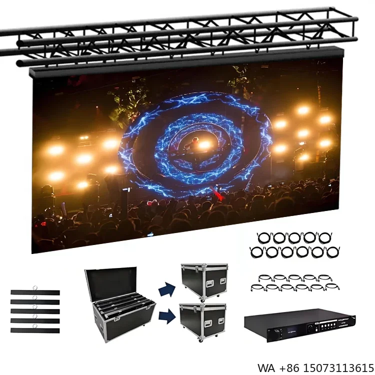 

P2.976 P3.91 P4.81 Cast Aluminum Cabinet 500x500mm Indoor/Outdoor Rental LED Display for Stage & Mall