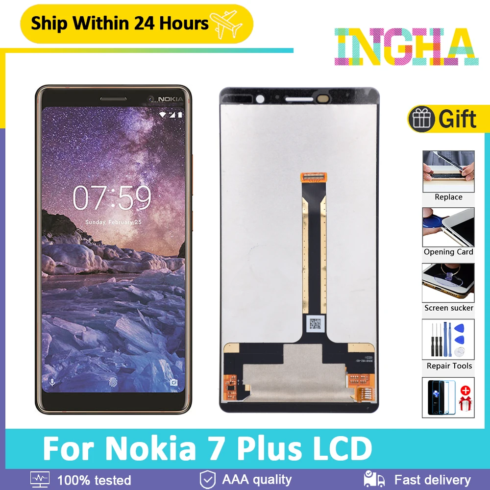 شاشة LCD أصلية 6.0 بوصة لـ Nokia 7 Plus – تقييم شامل ودليل استبدال عملي