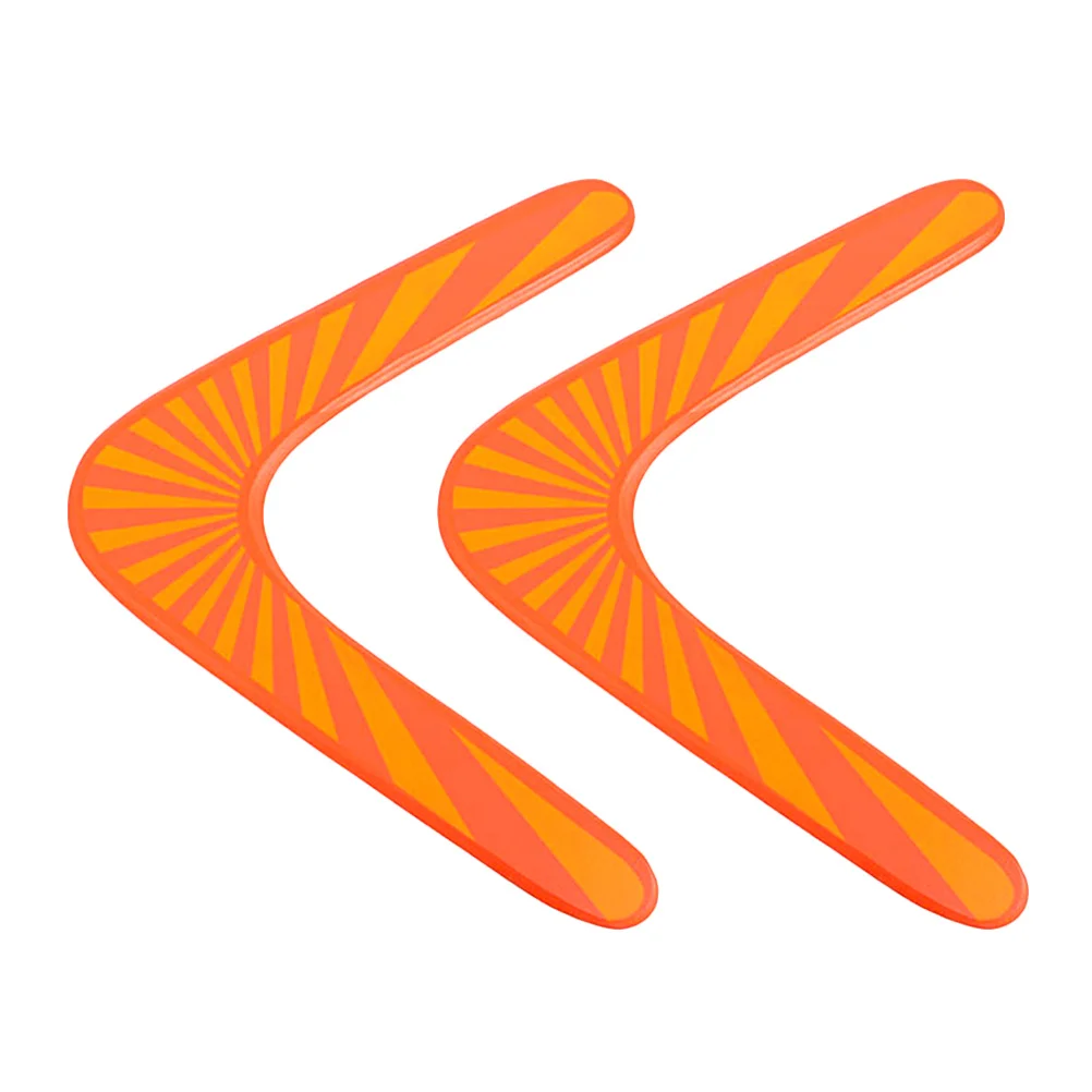 2 قطعة Boomerang على شكل حرف V خشبية معدات رياضية خارجية لعبة الطيران اليدوية رسم المياه مناورة للأطفال الوالدين