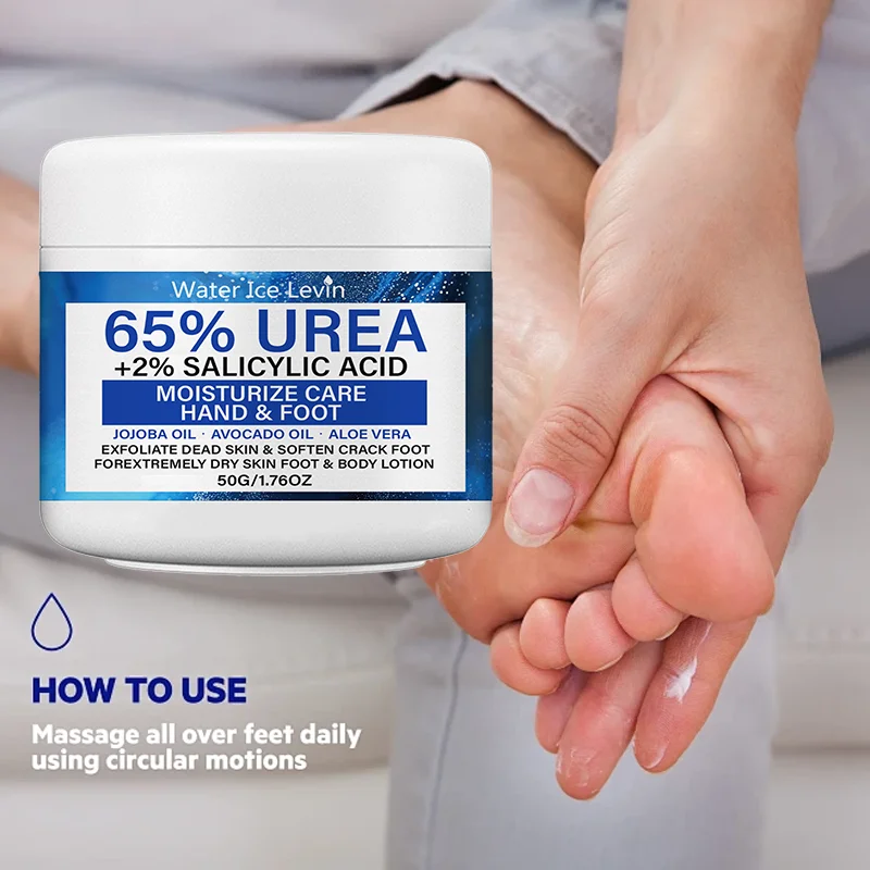 Urea Foot Cream with Salicylic Acid, Moisturizing & Exfoliating for Dry, Cracked Feet view 2