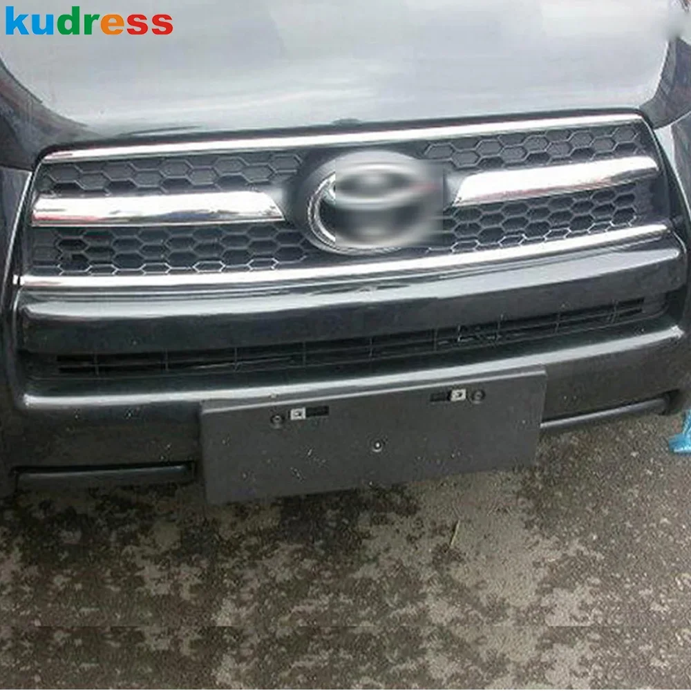 For Toyota RAV4 RAV 4 2007 2008 2009 Chrome Car Front Center Grill Grille Cover Trim Racing Grills Molding Strip Accessories