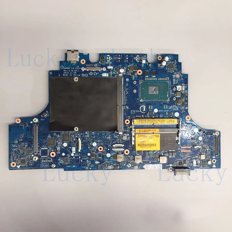 

f MW3Y4 0MW3Y4 For Dell Precision 7710 Laptop Motherboard LA-C551P E3-1535M