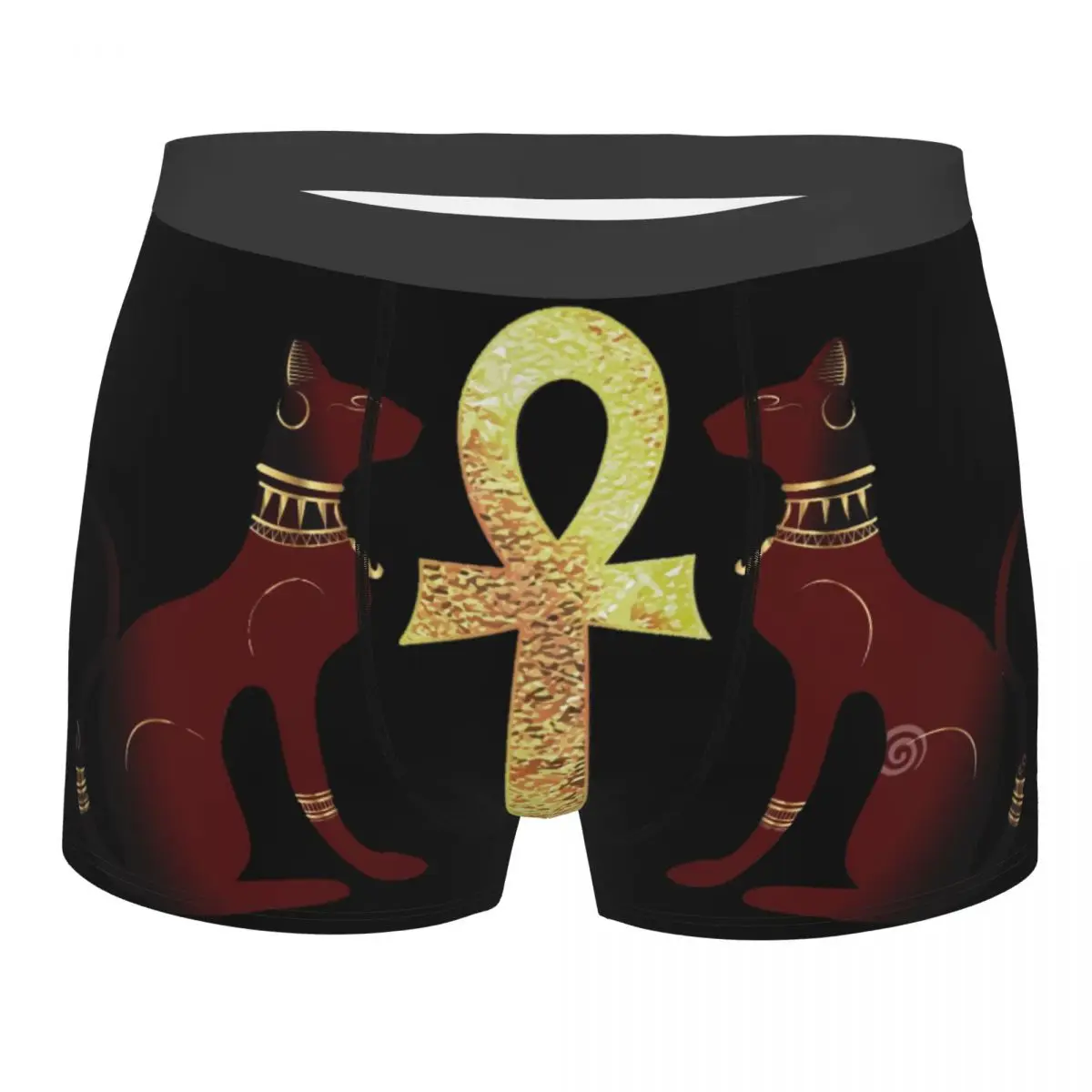 

Cats And Ankh Cross Ancient Egypt Men Boxer Briefs Underwear Highly Breathable High Quality Birthday Gifts