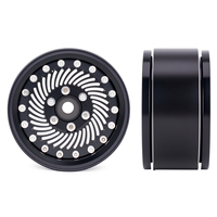 4Pcs Aluminum 1.9 Inch Beadlock Wheel Hub Rim for 1/10 RC Crawler Car Axial SCX10 90046 TRX4 TRX6 D90 Redcat Gen8 Upgrade Parts