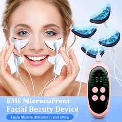 Ems Facial Massager Microcurrent Muscle Stimulator Facial Lifting Skin Tightening Anti-Wrinkle Muscle Stimulator Beauty Devic