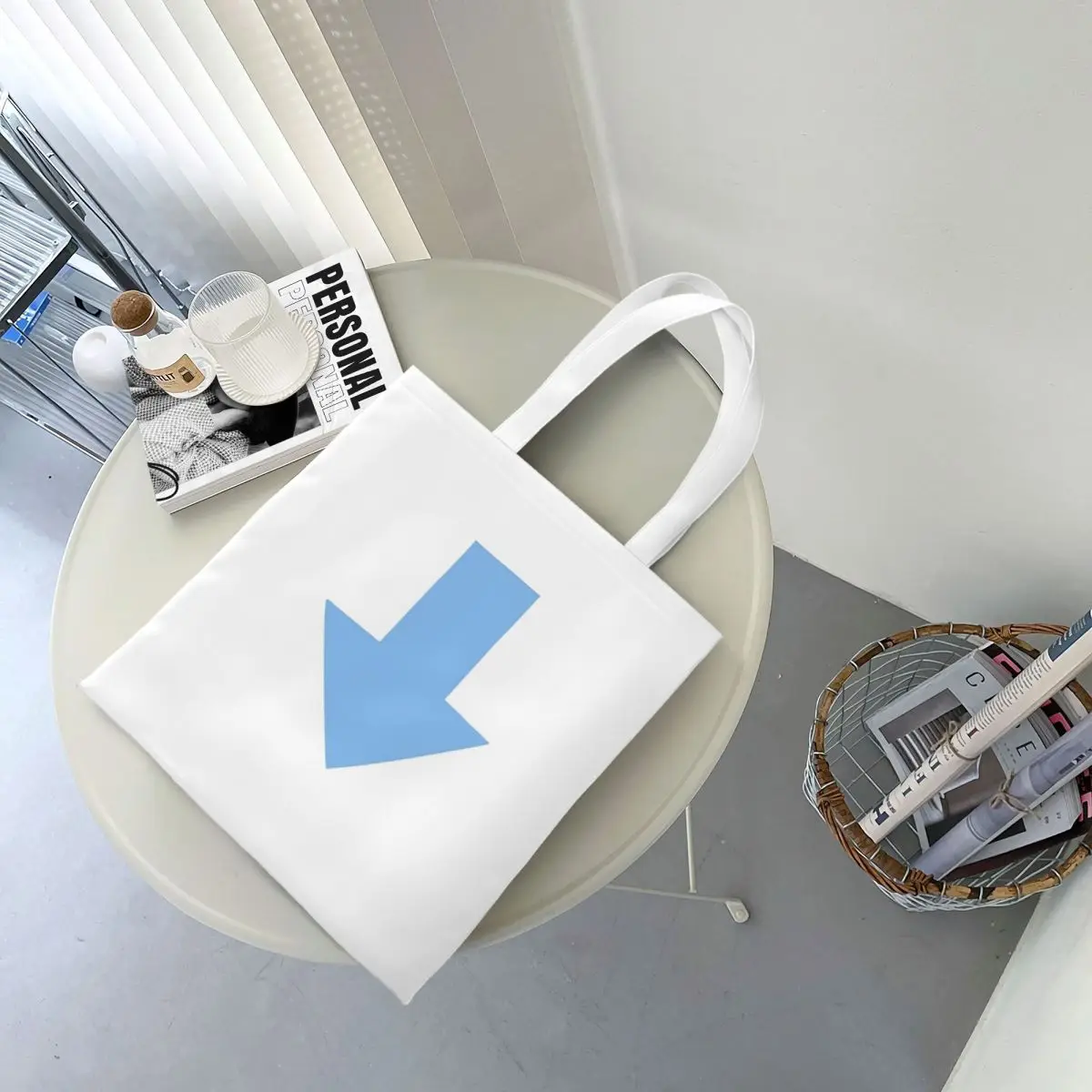 أكياس التسوق الرمزية Aang Arrow من القماش، حقيبة حمل قابلة للطي للفتيات، حقيبة كتف للسفر #1