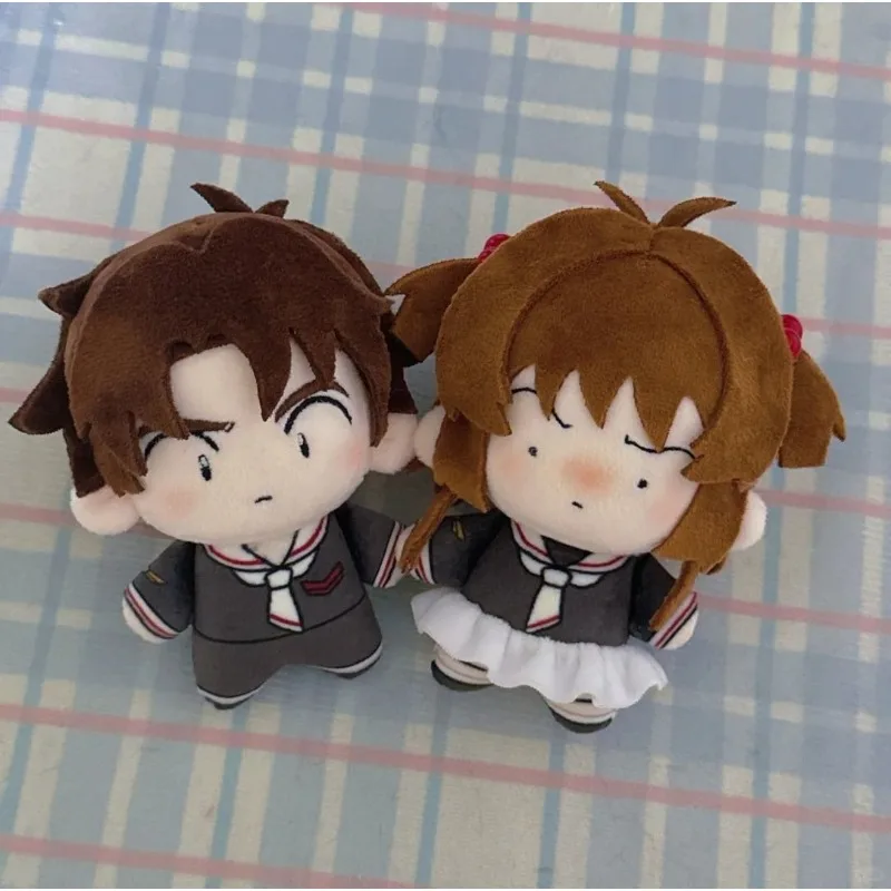 10 سنتيمتر الكرتون كاردكابتور ساكورا أفخم قلادة دمية لينة القطن دمية على ظهره اكسسوارات الديكور أصدقاء هدية الكريسماس