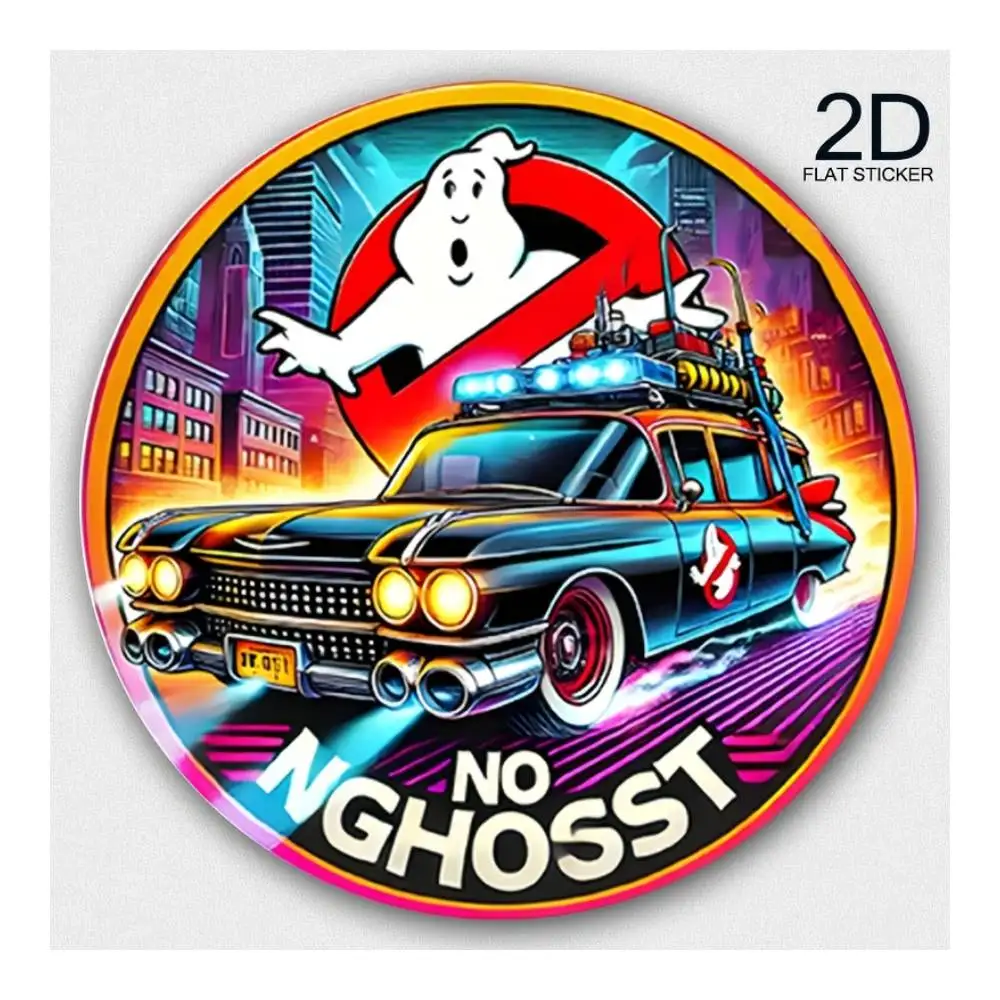 Ghostbusters Car Design Logo Sticker For Cars, Laptops, Windows, Doors, Fridges, Water Bottles