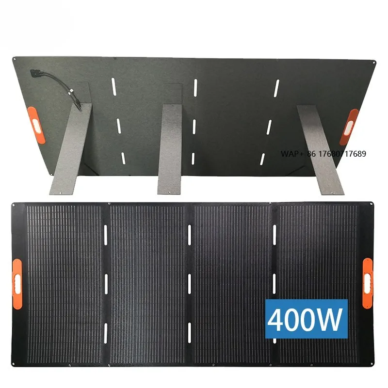

Solar Portable Module Outdoor 400w Folding Panel Power Station Energy Bank