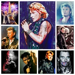 Johnny Hallyday French rock star Diamond Painting Kit 5D DIY Embroidery Cross Stitch Handmade Art Gift Crafts Home Decor Gift