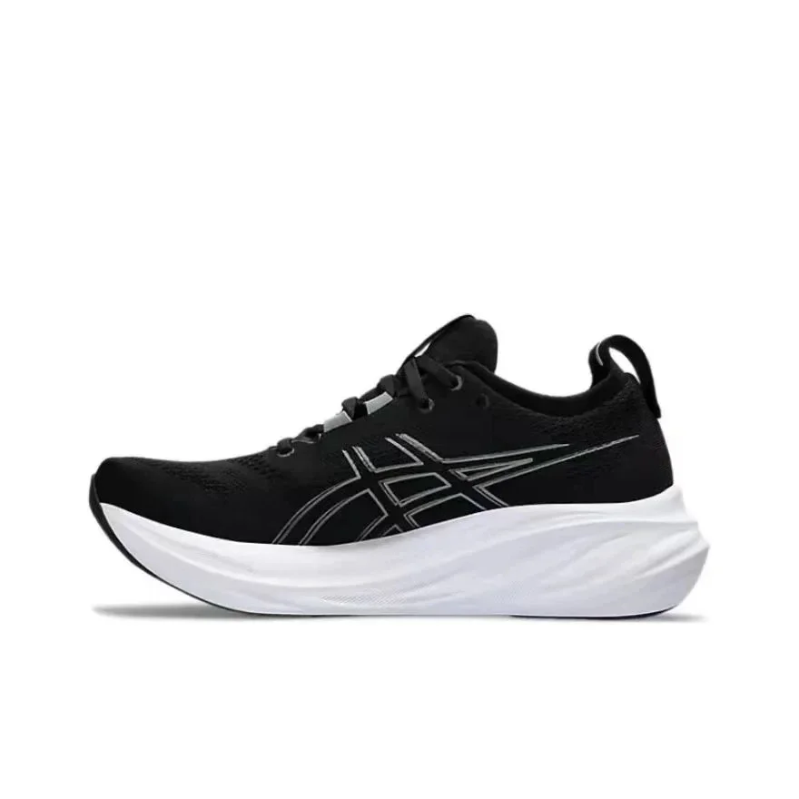 Original Asics Nimbus 26 Running Shoes Men Cushion Wear-resistant Actual Combat Shoes Unisex Sneakers