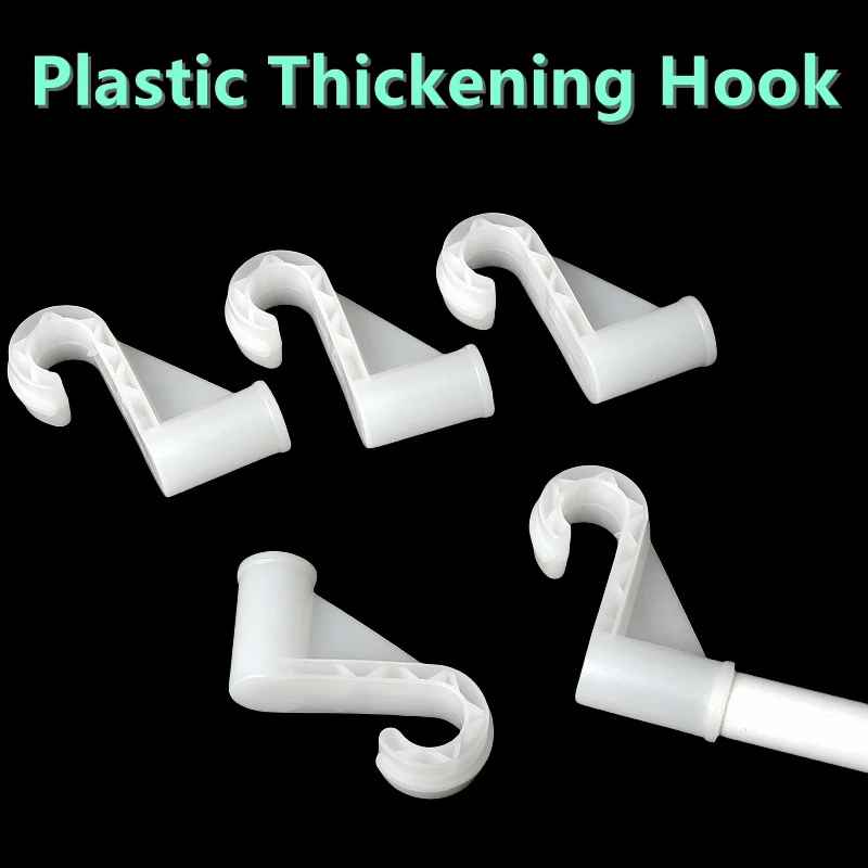 2~10PCS I.D 12~25mm Plastic Thickening Hook Wardrobe Accessories DIY Party Supplies Simple Cloth Wardrobe Children Tent Joints