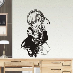 Rem Wall Decal Anime Cartoon Car Sticker Vinyl Re:Zero kara Hajimeru Isekai Seikatsu