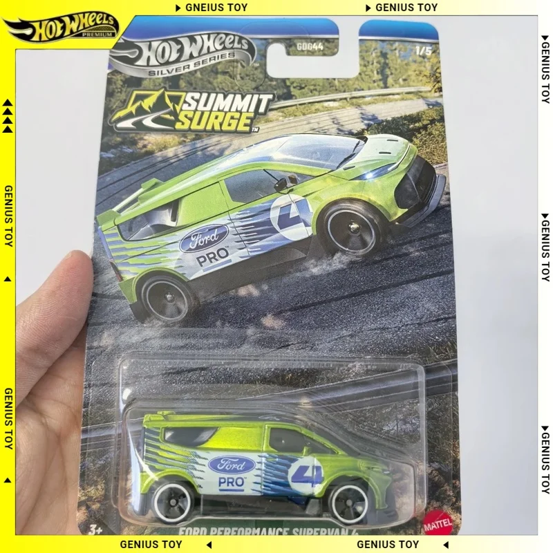

Коллекционная модель Hot Wheels Silver Series 2026 Summit Surge FORD PERFORMANCE SUPERVAN 4, масштаб 1:64, литой металлический корпус, подарок, игрушка