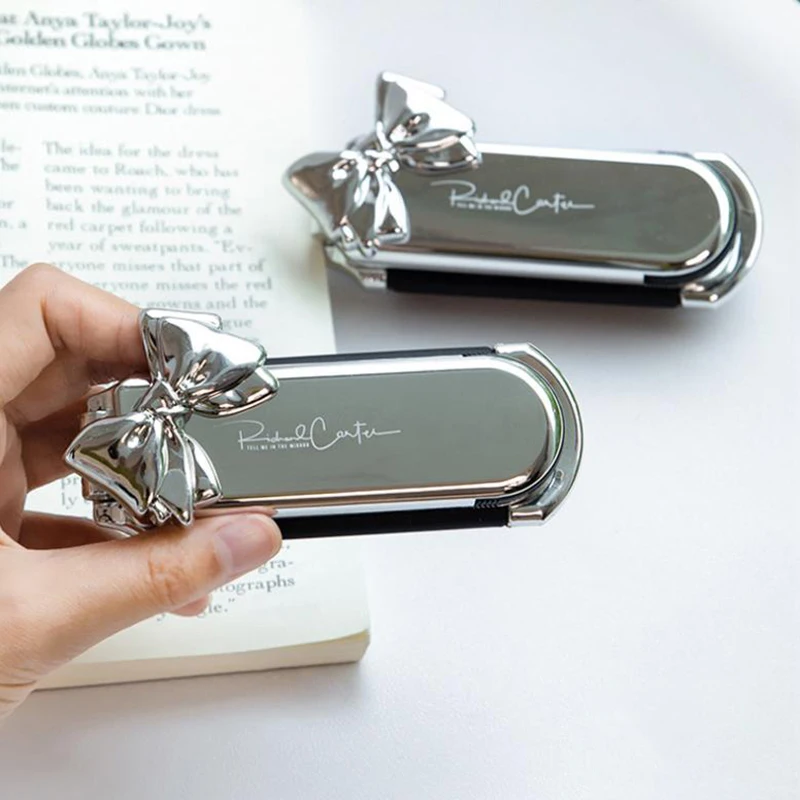 Mini peigne à cheveux de poche pliant avec miroir, brosse de Massage Portable pour Salon de voyage, outils de coiffure de maquillage en plein air