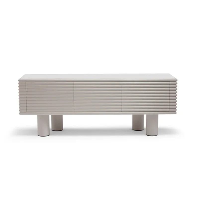 M Modern simple TV cabinet white piano audio-visual cabinet creative personality bedside table