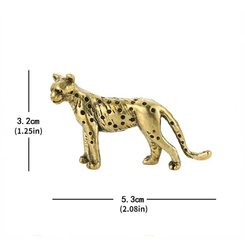 Vintage Brass Dog Figurine - Small Collectible Desk Decor Figurine for Living Room, Office deal for Gift Statues for Home Decor - view 6