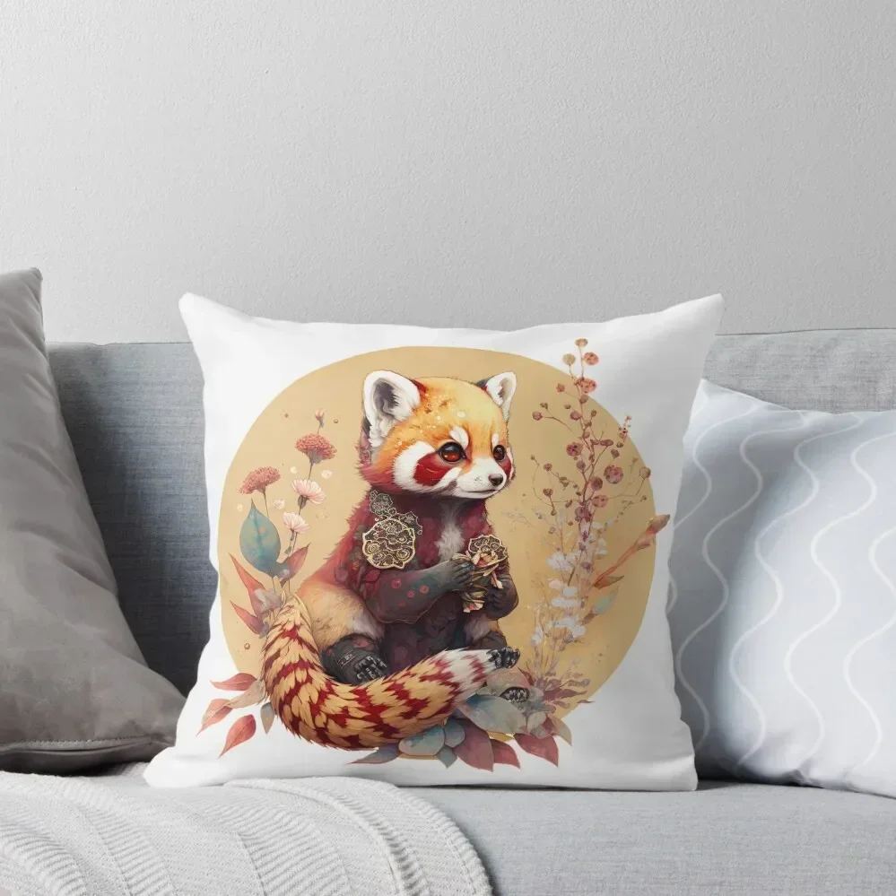 

Red Panda Throw Pillow Pillow Decor Couch Cushions christmas cushions covers Cushions Cover pillow