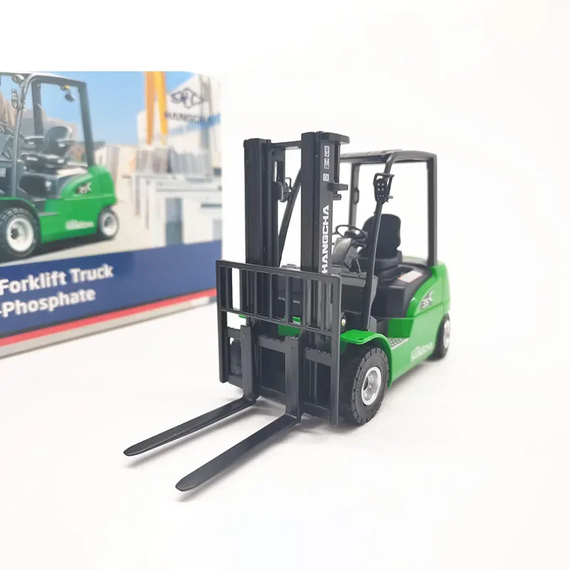 

1:25 Scale Hangzhou Fork Metal Finished Car Model 35 Battery Forklift Stacker Alloy Construction Machinery Souvenir Collectible