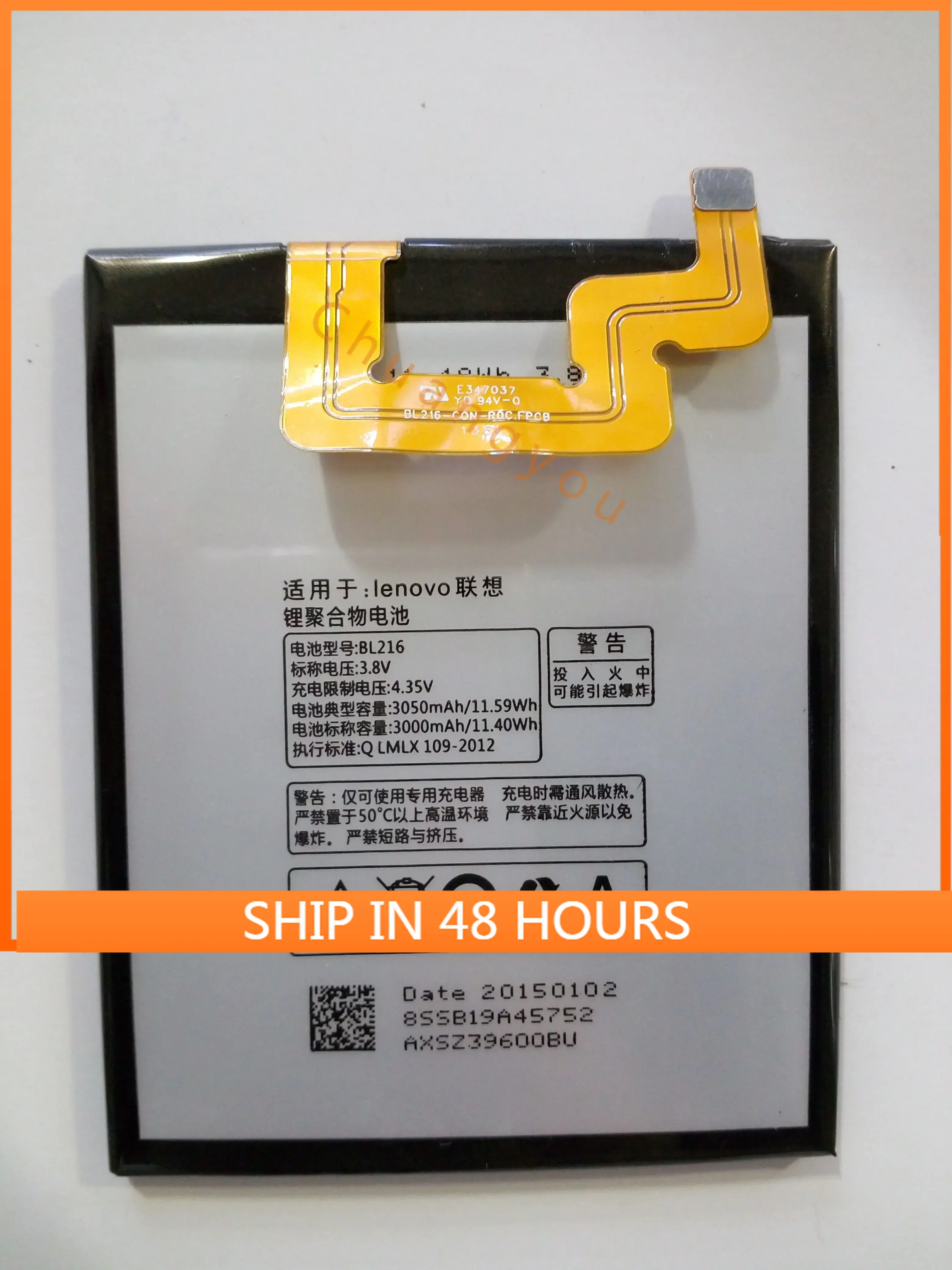 

Для Lenovo Vibe Z Battery K910e K910 мобильный телефон Battery Model Bl216 Battery