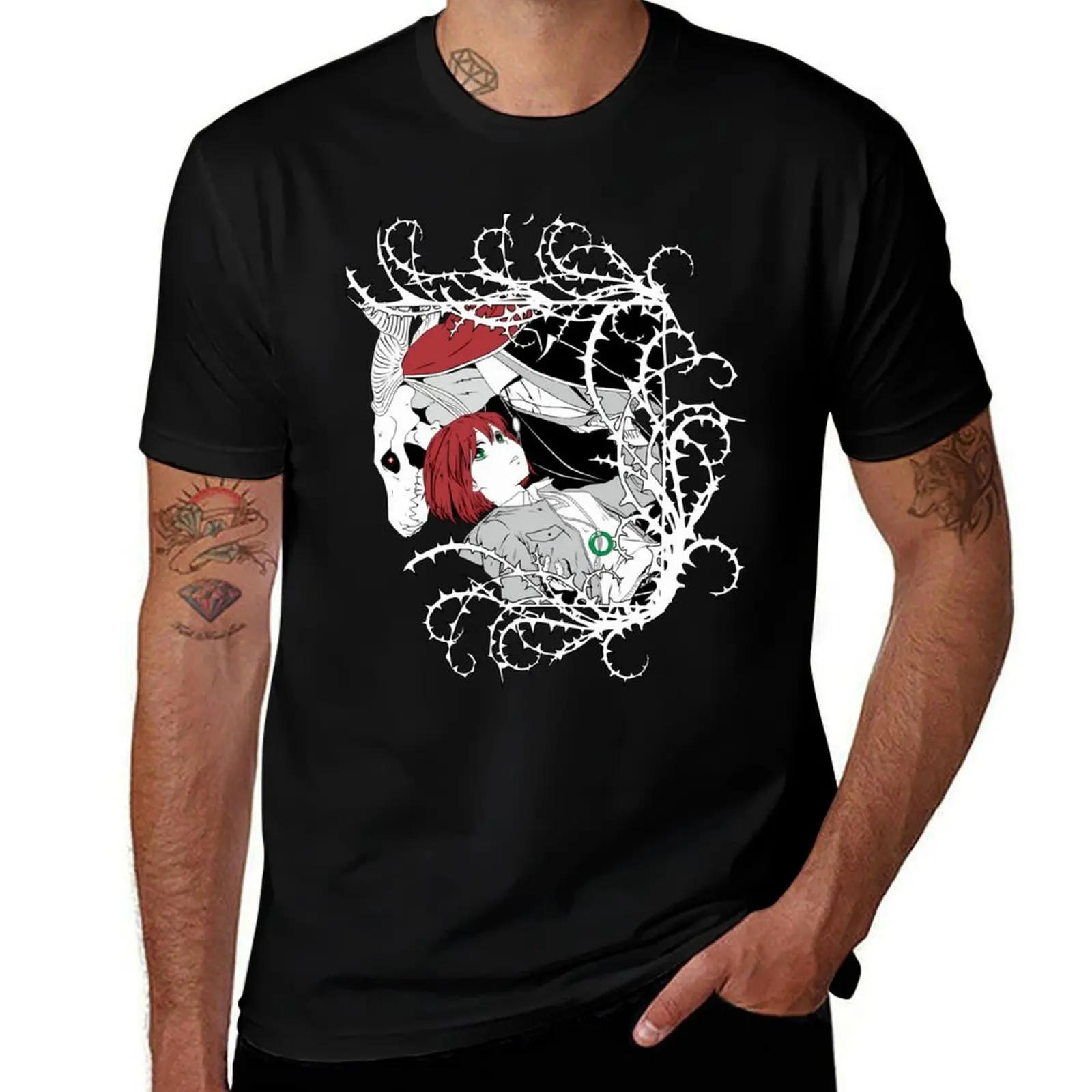 

Ancient Magus Bride Chise And Elias T-Shirt Personalized t-shirt graphic tee shirt summer 2025 plus size men clothing