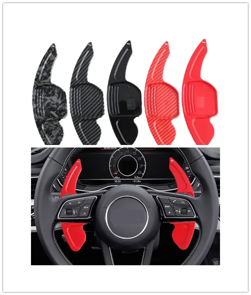 Car Steering Wheel Shift Paddle Extension For Audi A3 A4 A4L A5 A6 A7 A8 Q3 Q5 Q7 TT S3 R8 MK2 S5 DSG Shifting Paddle