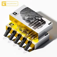 20/50 Uds agujas de tatuaje desechables revestimiento redondo 1RL 3RL 5RL 7RL 9RL 11RL 14RL agujas de cartucho semipermanentes esterilizadas