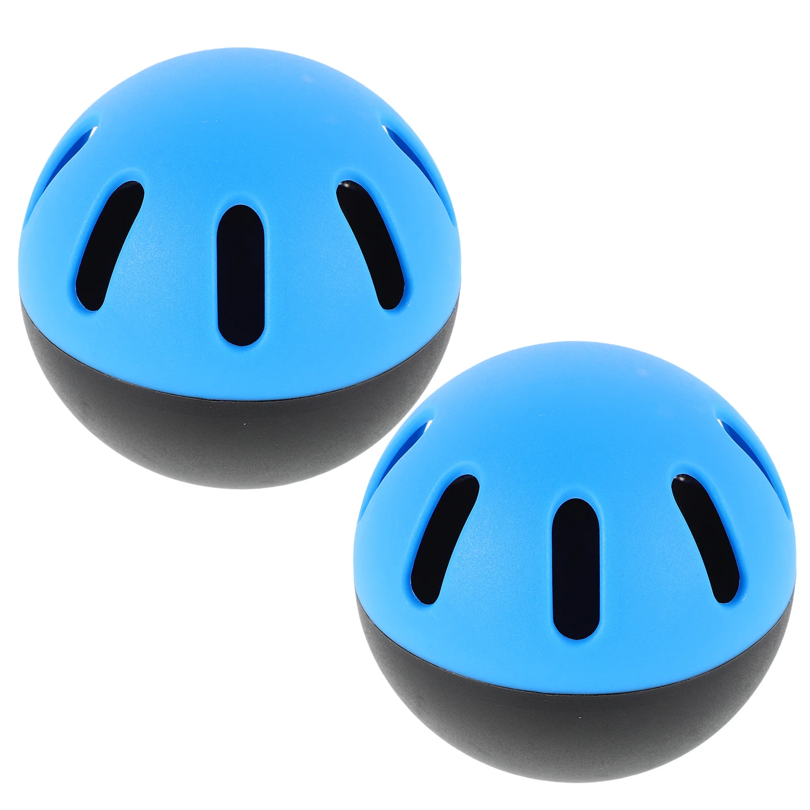 2 PCS 74mm EVA Soft Practice Baseballs Training Hollow Balls Holes Kids Adults Sports Balls Batting for hitting