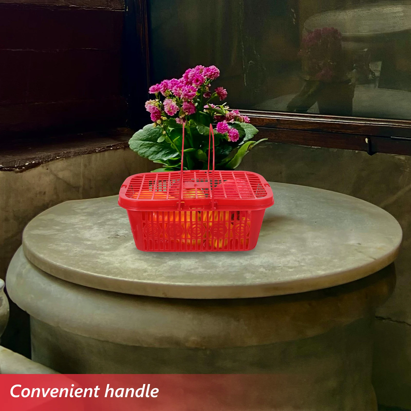 

10 Pcs Fruit Picker Basket Small Plastic Storage Garden Harvest Vented Produce Container Strawberries Blueberries Grapes