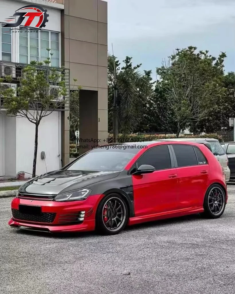 New style for Volkswagen Golf 7 7.5 R-line GTI Carbon Fiber Hood for Volkswagen Golf MK7 7.5 Engine Hood