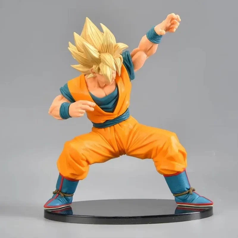 Bandai-Original Dragon Ball Z Action Figures, Solid Son Goku, PVC Anime Figure, Modelo de Coleção, Presente Toy, Banpresto, Zenkai, Em Stock