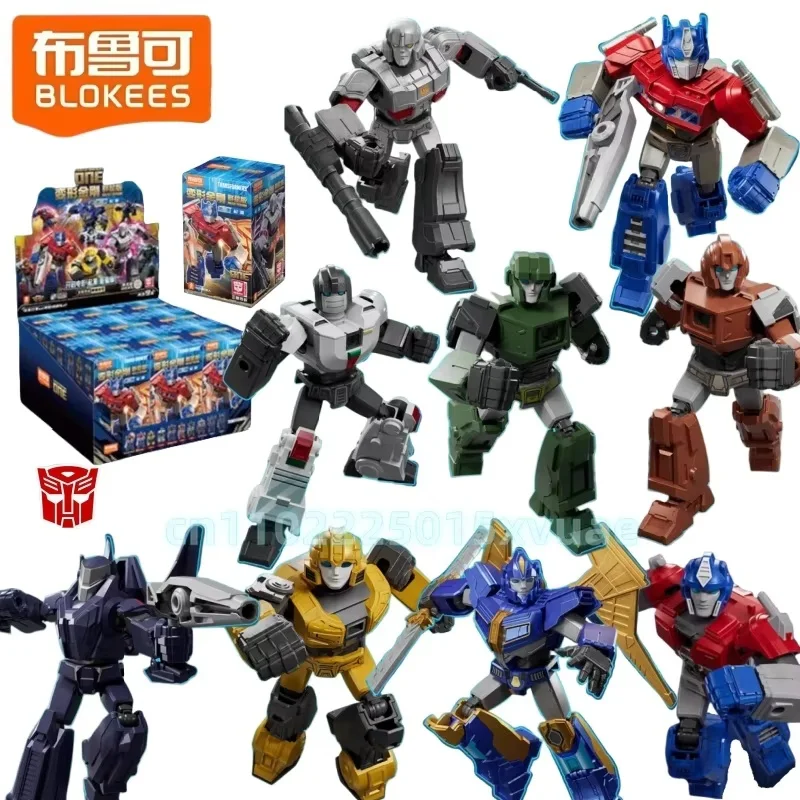 BLOKEES Transformers Edición Muchas Estrellas 5ª Serie de Bloques de Construcción Man Origin Optimus Prime Modelo de Ensamblaje Caja Sorpresa Juguete Decorativo Regalo