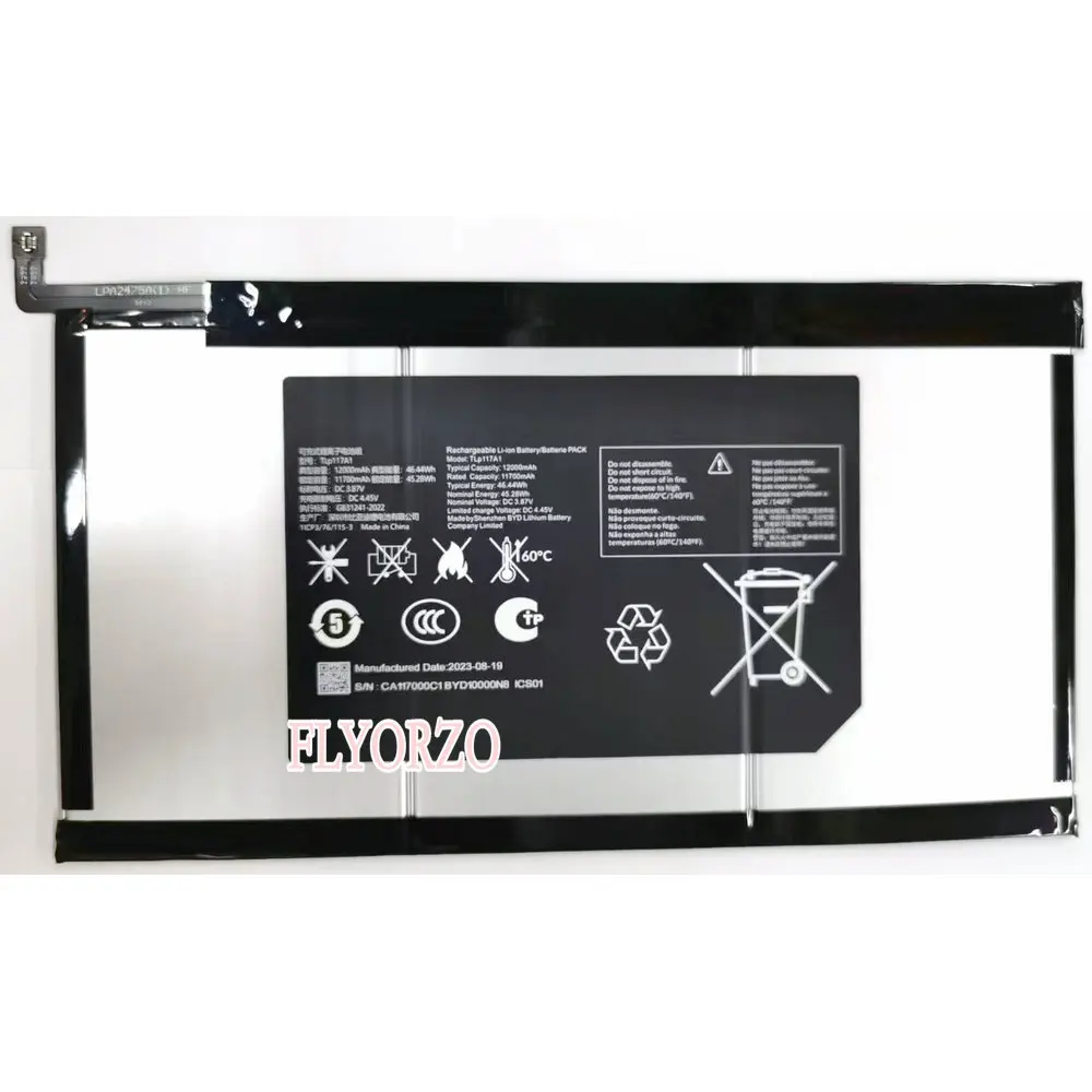 

New TLP117A1 Original Replacement Battery For ALCATEL TCL 11700mAh 3.87V 1ICP3/76/115-3