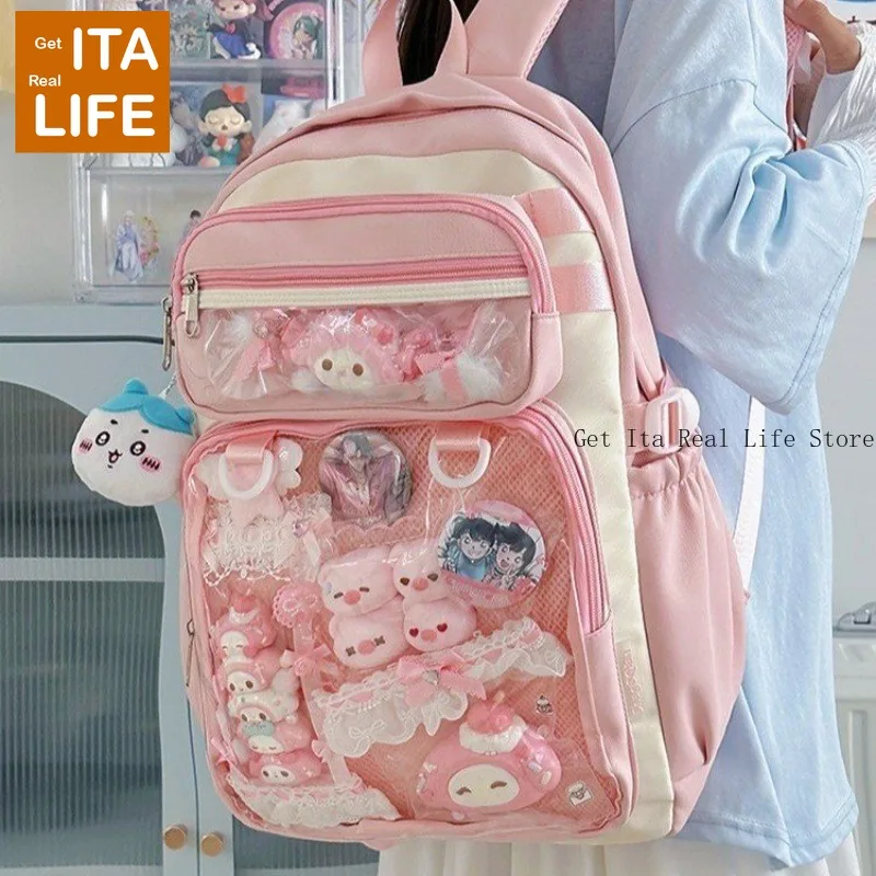 Italife Big Anime Ita Backpack with Insert Women Kawaii  display picture 2