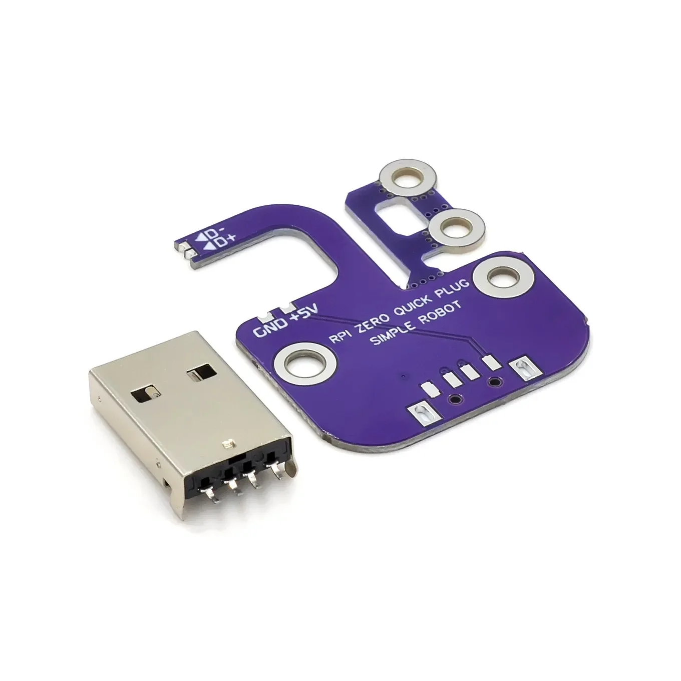 USB Adapter Board For Raspberry Pi Zero W Micro USB to type A USB adapter board Expansion Board USB Power Supply