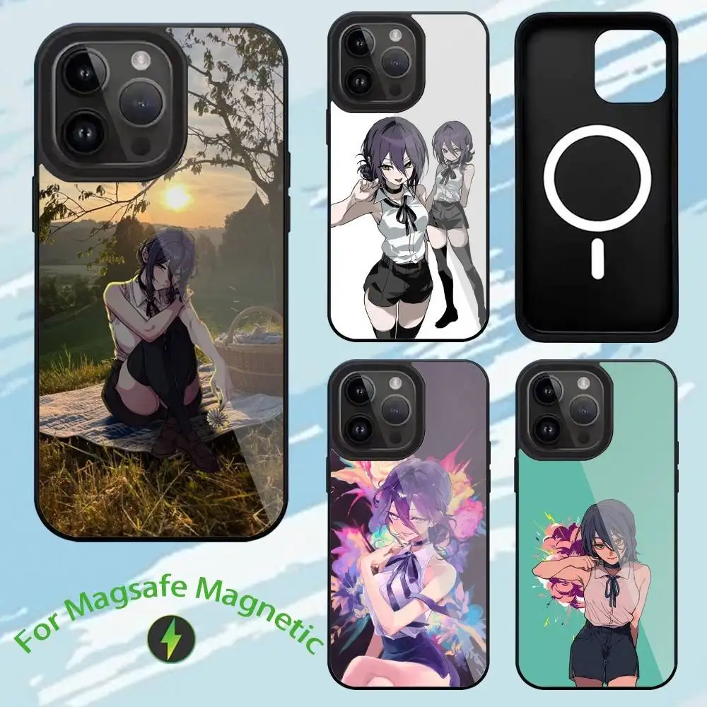 

Anime C-Chainsaw Man Reze Phone Case For iPhone 17,16,15,14,13,12,11,Plus,Pro,Max Magsafe Magnetic Wireless Charging